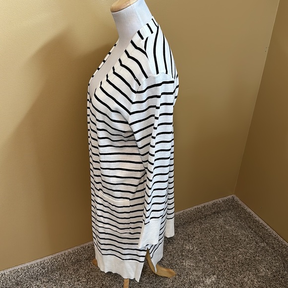 🐺 Nine West Long Open Front Cardigan Sweater - Picture 2 of 5